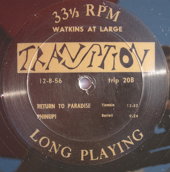 Doug Watkins - Watkins At Large | Transition (TRLP-20) - 4