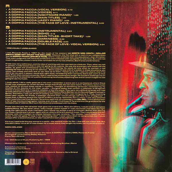 Nora Orlandi - A Doppia Faccia | Four Flies Records (FLIES 36) - 2
