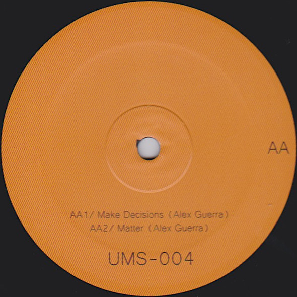 Svreca / Alex Guerra - UMS Recordings 004 | UMS Recordings (UMS-004) - 2