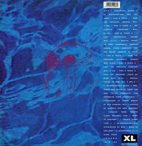 Subliminal Aurra - Ease The Pressure | XL Recordings (XLT-8) - 2