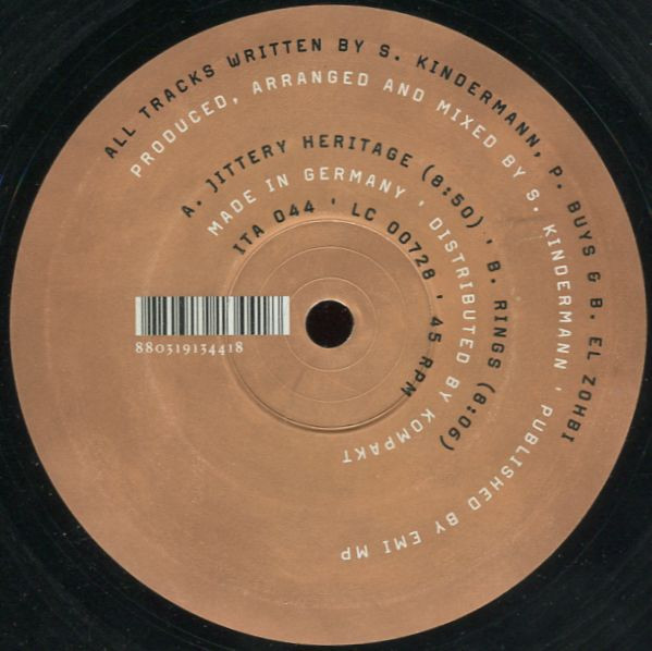 Einmusik - Jittery Heritage EP (Part Two) | Italic (ITA 044) - 2