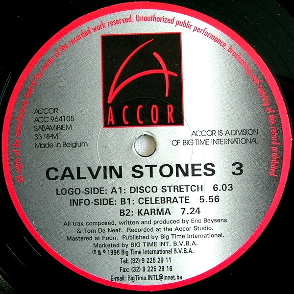 Calvin Stones - Disco Stretch | Accor (ACC 964105)