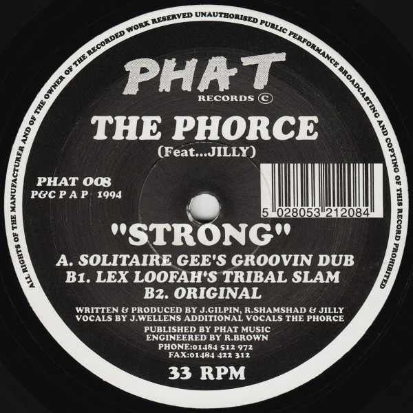 The Phorce Feat. Jilly - Strong | Phat Records (PHAT 008)