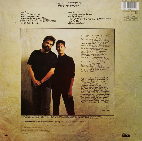 Michelle Shocked - Short Sharp Shocked | London Records (CVLP 1) - 2