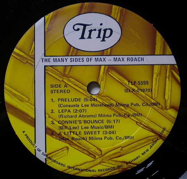 Max Roach - The Many Sides Of Max | Trip (TLP-5599) - 3 Max Roach - The Many Sides Of Max | Trip (TLP-5599) - 3
