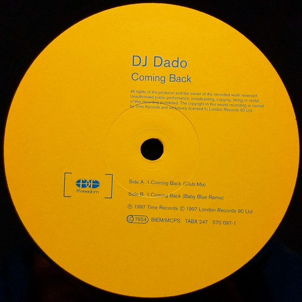 DJ Dado - Coming Back | Ffrreedom (TABX 247) - 4