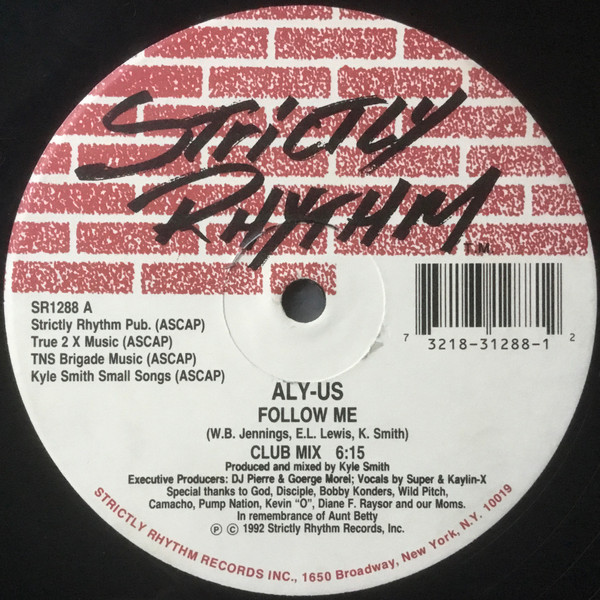 Aly-Us - Follow Me | Strictly Rhythm (SR1288)