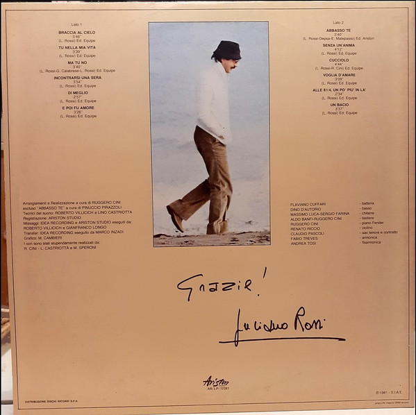 Luciano Rossi - Luciano Rossi | Ariston Music (AR/LP/12381) - 2