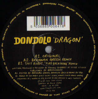 Dondolo - Dragon | Tiny Sticks Records (stick 006) - 2 Dondolo - Dragon | Tiny Sticks Records (stick 006) - 2