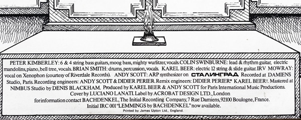 Bachdenkel - Сталинград | The Initial Recording Company (IRC 002) - 3 Bachdenkel - Сталинград | The Initial Recording Company (IRC 002) - 3