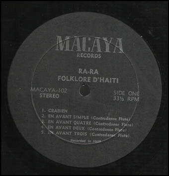Râ Râ De Léogane - Folklore D'Haiti | Macaya Records (102) - 3