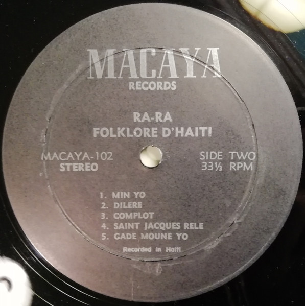 Râ Râ De Léogane - Folklore D'Haiti | Macaya Records (102) - 4