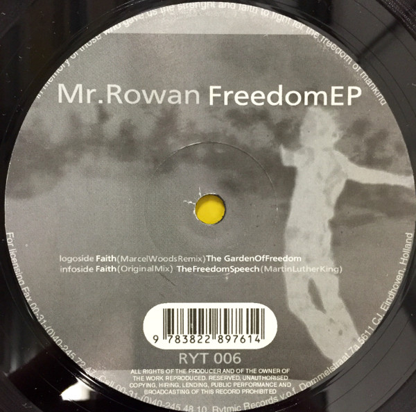 Mr. Rowan - Freedom EP | Rytmic Records (RYT 006)