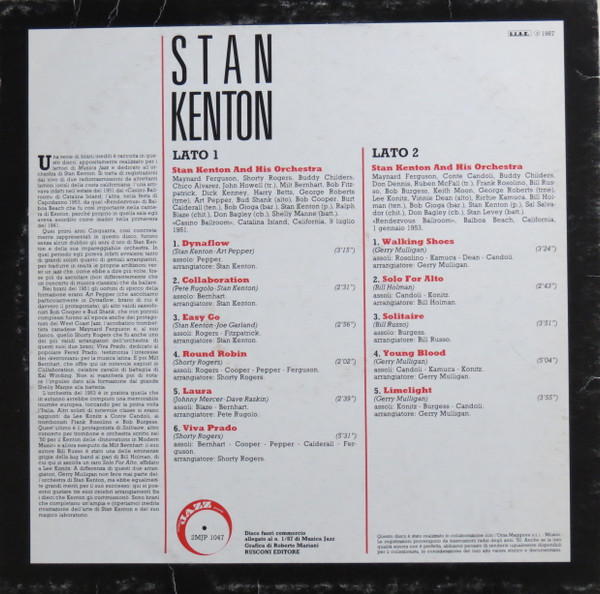 Stan Kenton - Stan Kenton | Musica Jazz (2MJP 1047) - 2 Stan Kenton - Stan Kenton | Musica Jazz (2MJP 1047) - 2