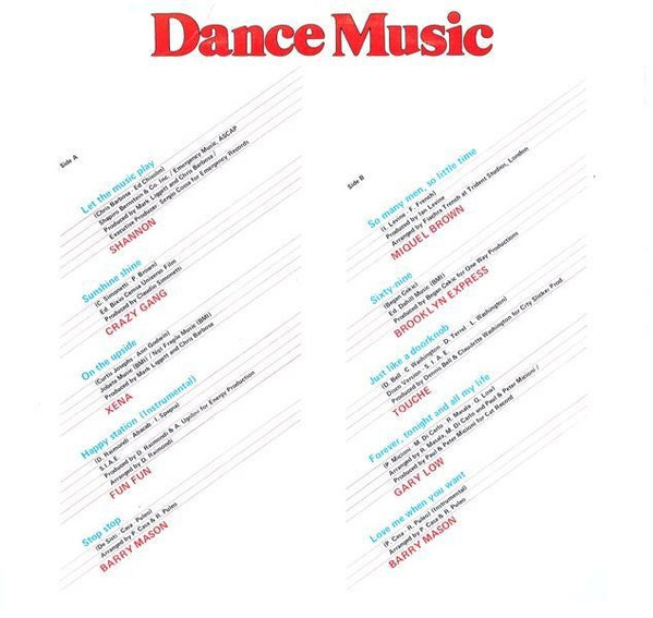 Various - Dance Music (Colonna Sonora Originale Del Film) | Casablanca (818 676-1) Various - Dance Music (Colonna Sonora Originale Del Film) | Casablanca (818 676-1)