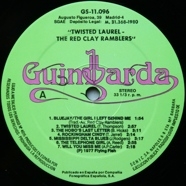 The Red Clay Ramblers - Twisted Laurel | Guimbarda (GS-11.096) - 3 The Red Clay Ramblers - Twisted Laurel | Guimbarda (GS-11.096) - 3