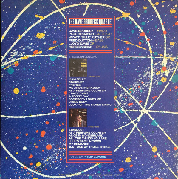 The Dave Brubeck Quartet Featuring Paul Desmond - Stardust | Fantasy (F-24728) - 4 The Dave Brubeck Quartet Featuring Paul Desmond - Stardust | Fantasy (F-24728) - 4