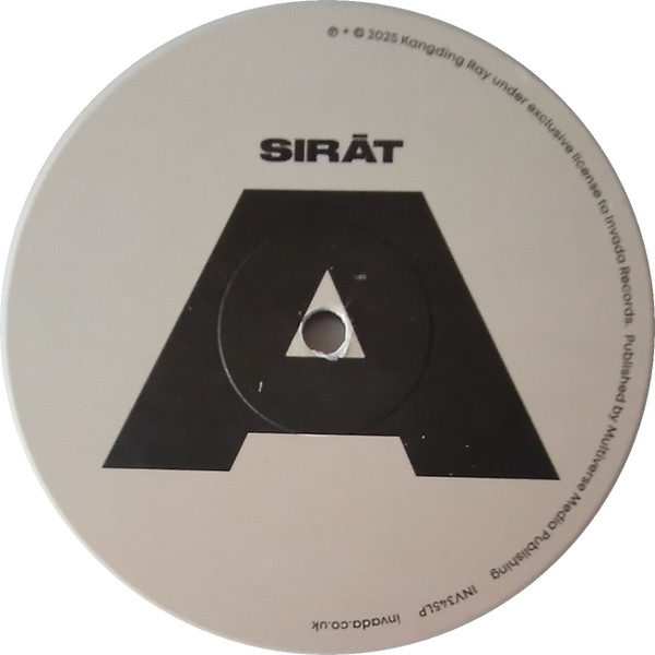 Kangding Ray - SIRĀT (Original Motion Picture Soundtrack) | Invada Records (INV345LP) - 3