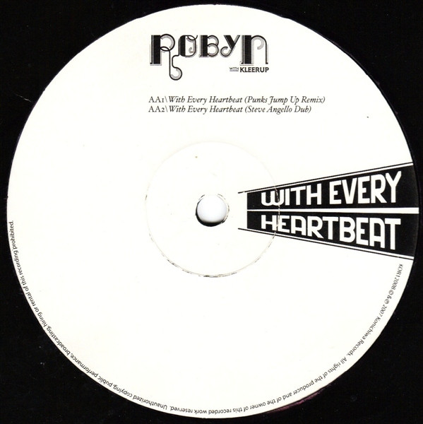 Robyn With Kleerup - With Every Heartbeat | Konichiwa Records (KOR12008) - 4 Robyn With Kleerup - With Every Heartbeat | Konichiwa Records (KOR12008) - 4