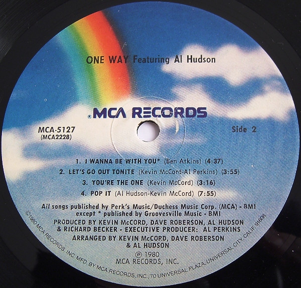 One Way Featuring Al Hudson - One Way Featuring Al Hudson | MCA Records (MCA-5127) - 4