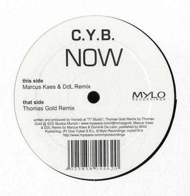 C*Y*B - Now | Mylo Recordings (mylo019-6) - 2