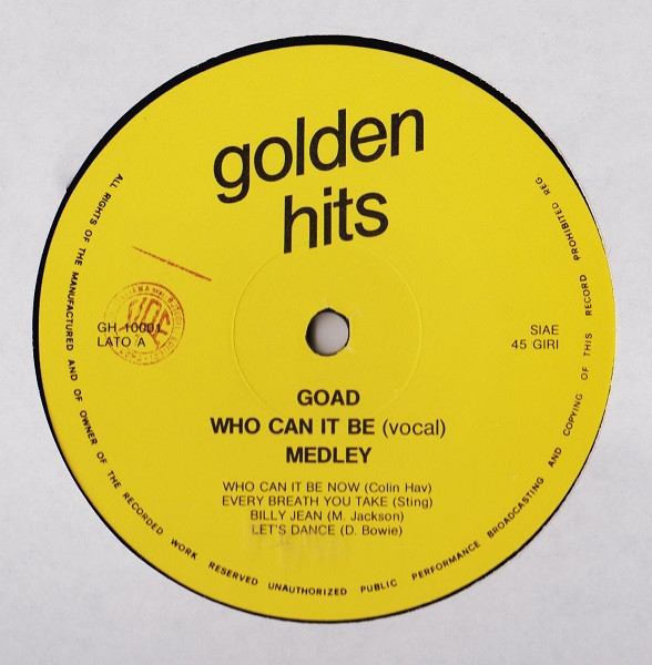 Goad - Who Can It Be | Golden Hits (GH 10001) - 3 Goad - Who Can It Be | Golden Hits (GH 10001) - 3