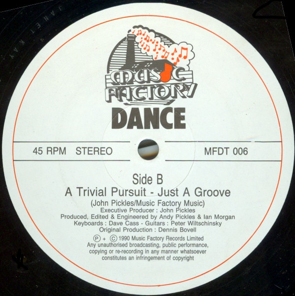 Janet Kay / Just A Groove - Silly Games (The Music Factory Remix) / A Trivial Pursuit | Music Factory (MFDT 006) - 4