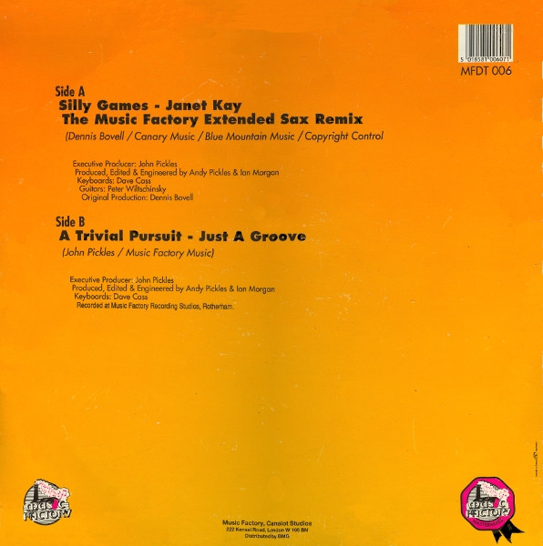 Janet Kay / Just A Groove - Silly Games (The Music Factory Remix) / A Trivial Pursuit | Music Factory (MFDT 006) - 2