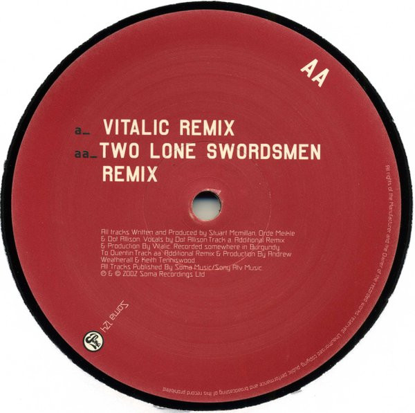 Slam Featuring Dot Allison - Visions | Soma Quality Recordings (Soma 124) - 2