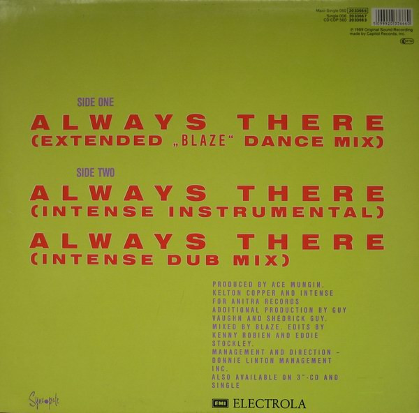 Charvoni - Always There | EMI Electrola (060-20 3366 6) - 2