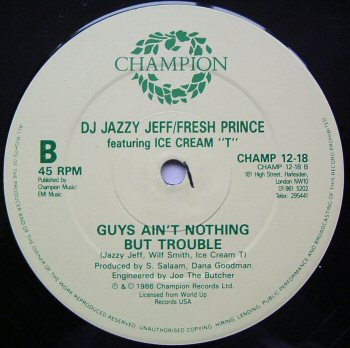 DJ Jazzy Jeff & The Fresh Prince - Girls Ain't Nothing But Trouble | Champion (CHAMP 12-18) - 4