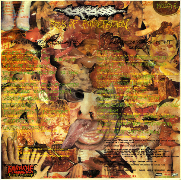 Carcass - Reek Of Putrefaction | Earache (MOSH 6) - 2 Carcass - Reek Of Putrefaction | Earache (MOSH 6) - 2