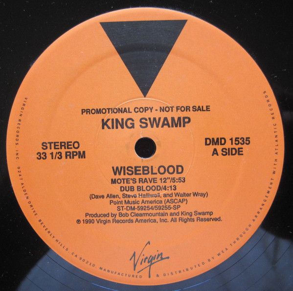 King Swamp - Wiseblood | Virgin Records America, Inc. (DMD 1535)
