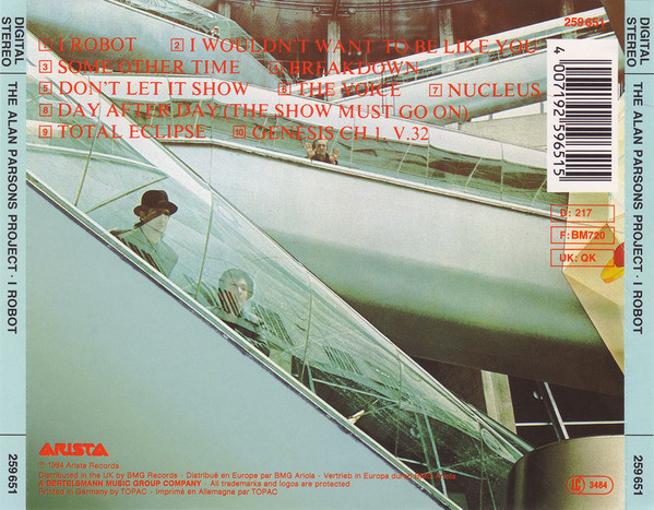 The Alan Parsons Project - I Robot | Arista (259 651) - 2 The Alan Parsons Project - I Robot | Arista (259 651) - 2