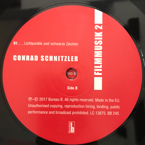 Conrad Schnitzler - Filmmusik 2 | Bureau B (BB245LP) - 4 Conrad Schnitzler - Filmmusik 2 | Bureau B (BB245LP) - 4