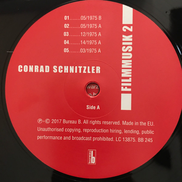 Conrad Schnitzler - Filmmusik 2 | Bureau B (BB245LP) - 3 Conrad Schnitzler - Filmmusik 2 | Bureau B (BB245LP) - 3