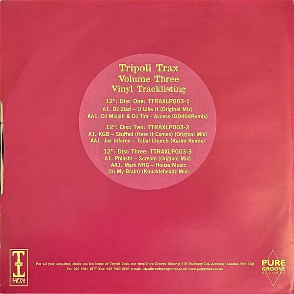 Phlash! / Mark N-R-G - Tripoli Trax Volume Three | Tripoli Trax (TTRAX LP003-3) - 2