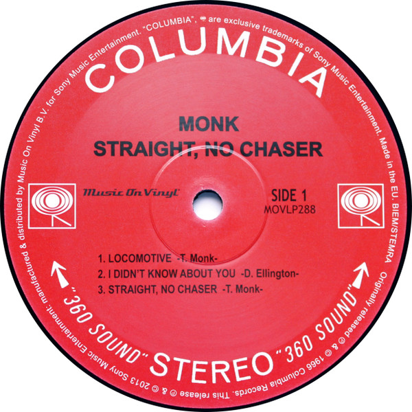 Thelonious Monk - Straight, No Chaser | Music On Vinyl (MOVLP288) - 3 Thelonious Monk - Straight, No Chaser | Music On Vinyl (MOVLP288) - 3
