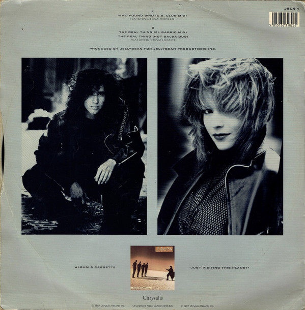 John "Jellybean" Benitez Featuring Elisa Fiorillo - Who Found Who | Chrysalis (JELX 1) - 2 John "Jellybean" Benitez Featuring Elisa Fiorillo - Who Found Who | Chrysalis (JELX 1) - 2