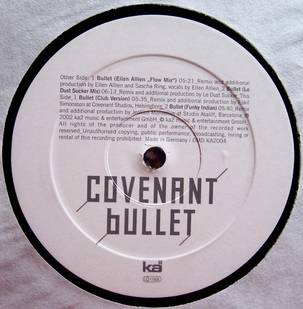 Covenant - Bullet | Ka2 Music (KA2 004) - 3