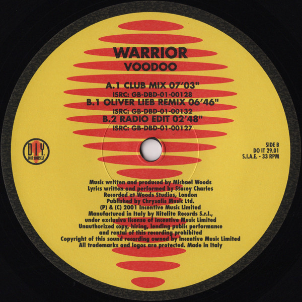 Warrior - Voodoo | Do It Yourself (DO IT 29.01) - main Warrior - Voodoo | Do It Yourself (DO IT 29.01) - main