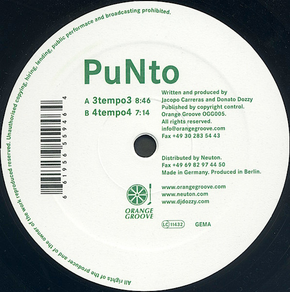 PuNto - 3tempo3 | Orange Groove (OGG005) - main