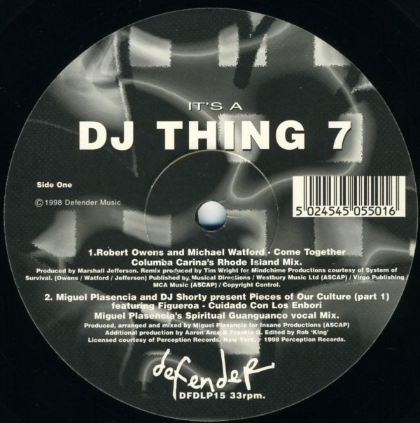 Various - It's A DJ Thing 7 | Defender Music (DFDLP15)