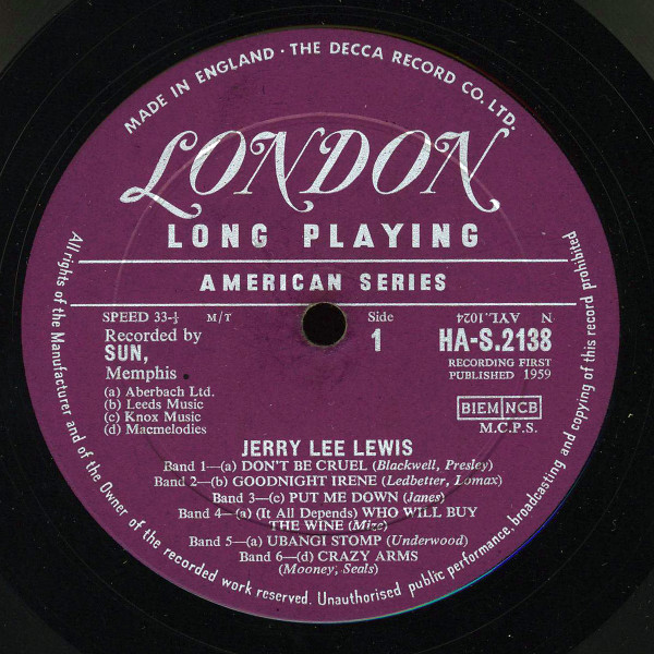 Jerry Lee Lewis - Jerry Lee Lewis | London Records (HA-S 2138) - 3 Jerry Lee Lewis - Jerry Lee Lewis | London Records (HA-S 2138) - 3
