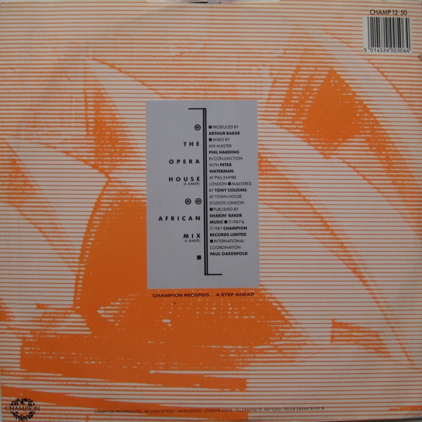 Jack E Makossa - The Opera House | Champion (CHAMP 12-50) - 2