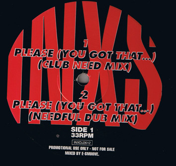 INXS - Please (You Got That...) | Mercury (INXDJ2612)