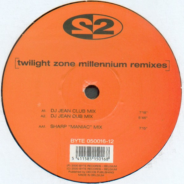 2 Unlimited - Twilight Zone (Millennium Remixes) | Byte Records (BYTE 050016-12)