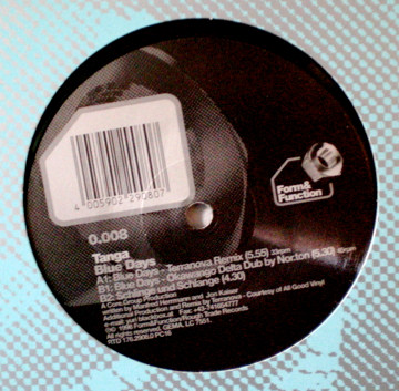 Tanga - Blue Days | Form & Function (F&F008) Tanga - Blue Days | Form & Function (F&F008)