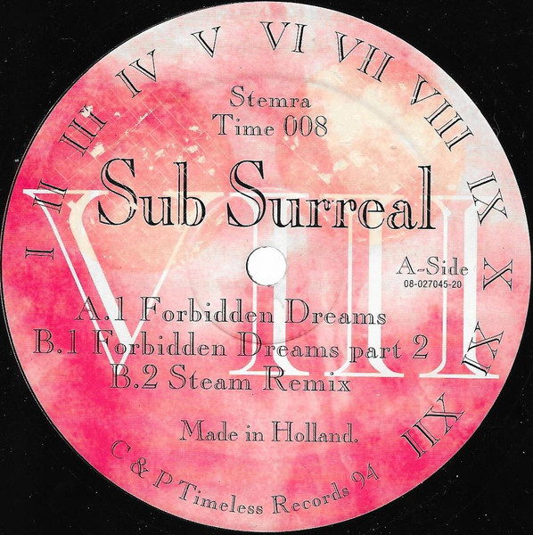 Sub Surreal - Forbidden Dreams | Timeless Records (Time 008) - main