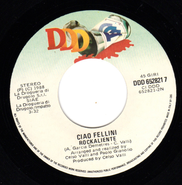 Ciao Fellini - La Mia Banda Suona Il Rock | DDD (DDD 652821 7) - 4